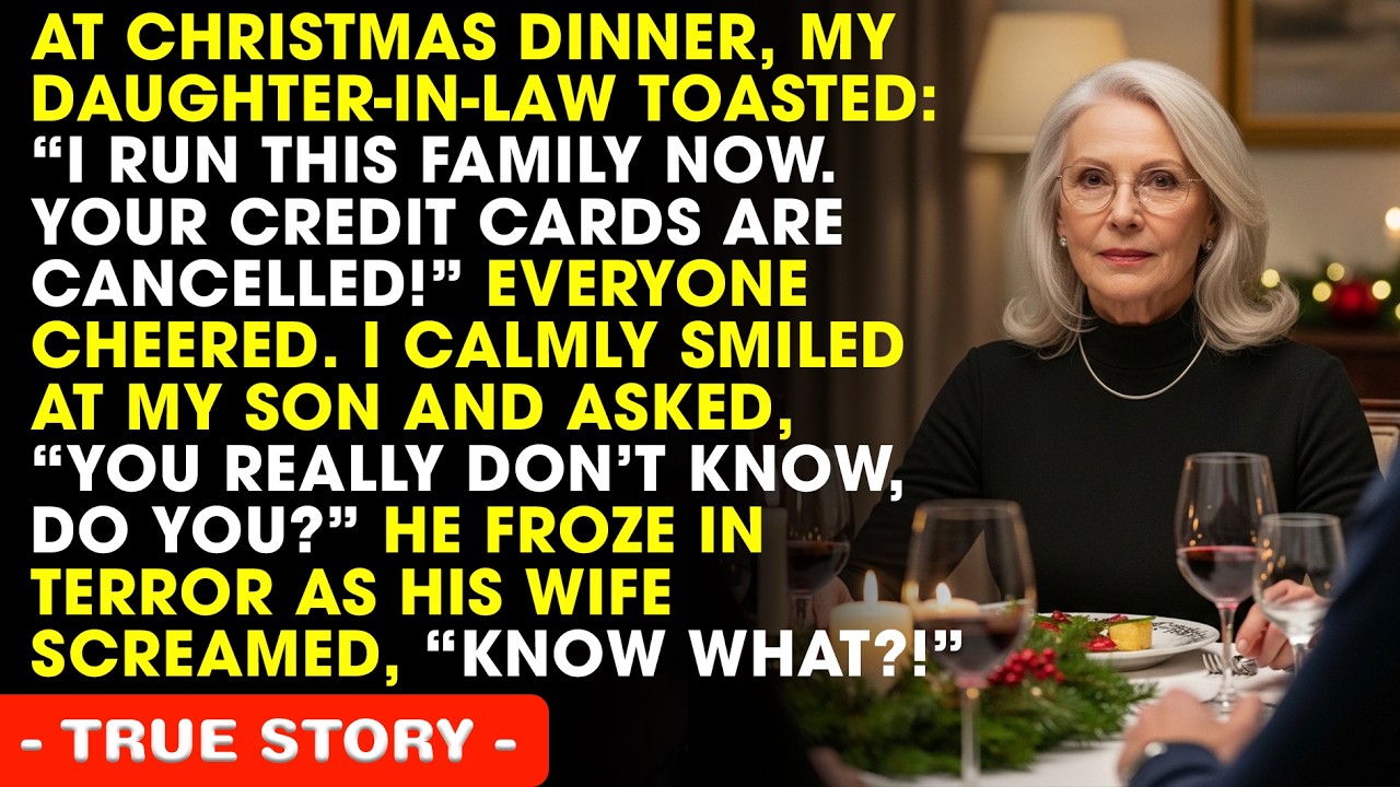 My Daughter-In-Law Said She’d Control Christmas Dinner — I Smiled: “Son… Don’t You Know?”