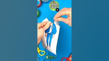 OMG 😨 Crushing of Crazy Gi-hun by Squid Game in Paper Craft Trick #squidgame2 #papercraft #trick
