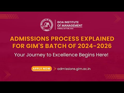 Admissions Now Open for GIM's Batch of 2024-2026: Your Journey to Excellence Begins Here! Apply Now