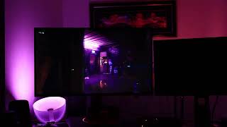 Cyberpunk 2077 Benchmark Philips Hue Iris backlight