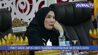 PEMKOT BANDAR LAMPUNG DIMINTA TINGKATKAN PENDAPATAN PAJAK DAN RETRIBUSI DAERAH