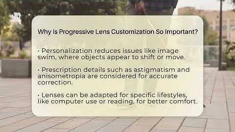 Why Is Progressive Lens Customization So Important? - Optometry Knowledge Base