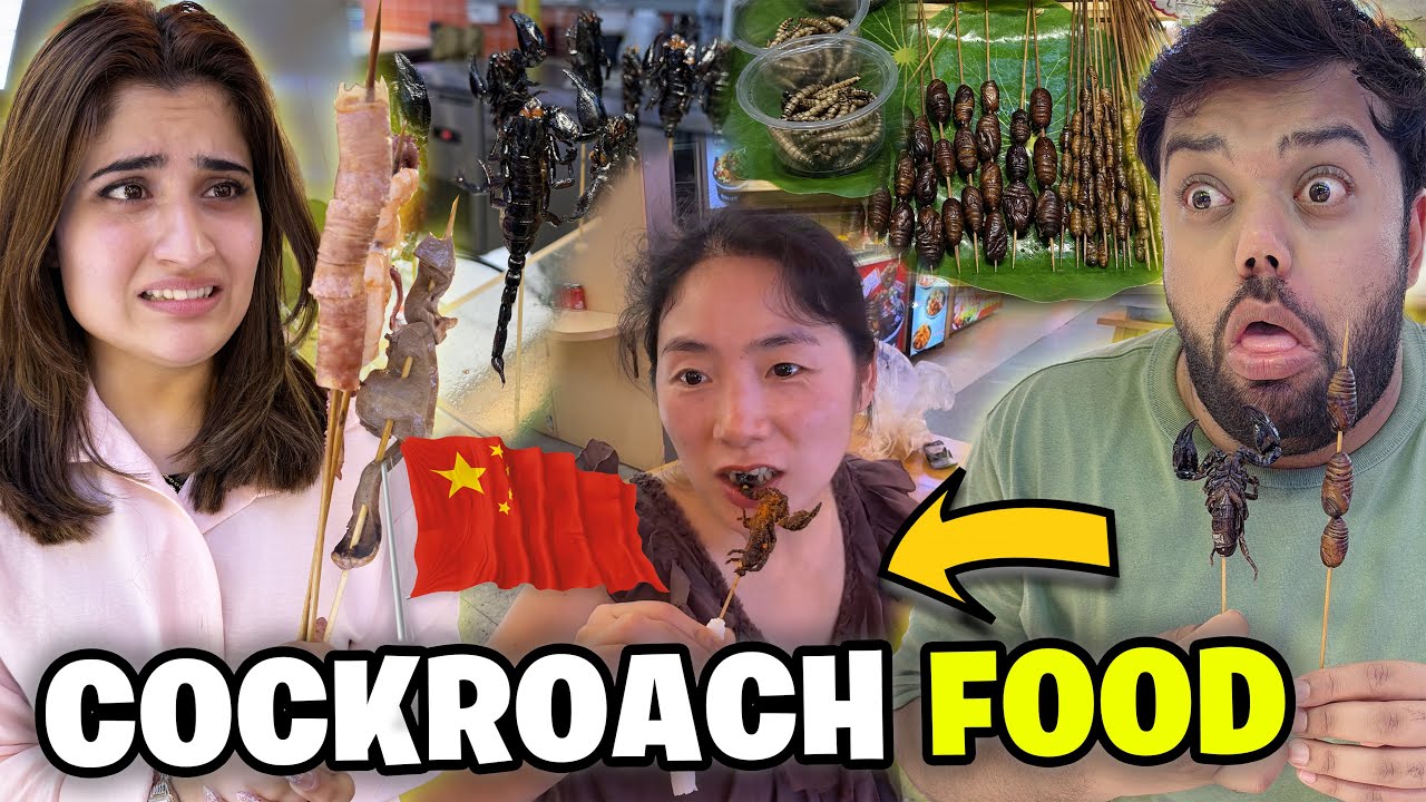 China Mein Cockroach aur Scorpion Kha Gaya 😱 | Try Not to Vomit Watching This Video 🤮