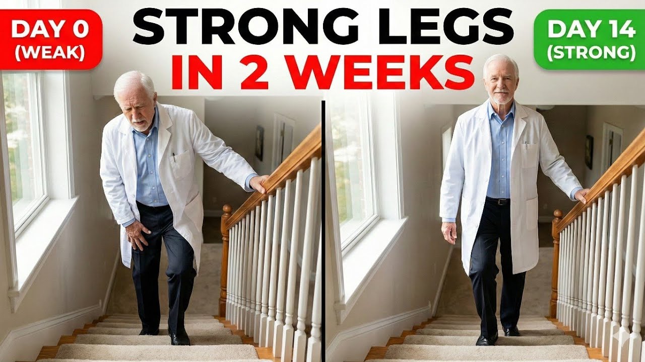 Do This 2-min Exercise & Climb Stairs Easily Again After 60 | Senior ...