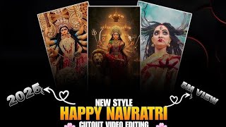 Happy Navratri Status Video Editing In Vivacut App Navratri Video Editing | Durga Puja Video Editing screenshot 4