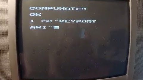 The KeyPortari a Keyboard for the Atari 2600 (Part 5)