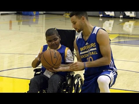 CHRISTMAS WISHES: Steph Curry Grants Make A Wish Youngsters A Christmas Treat
