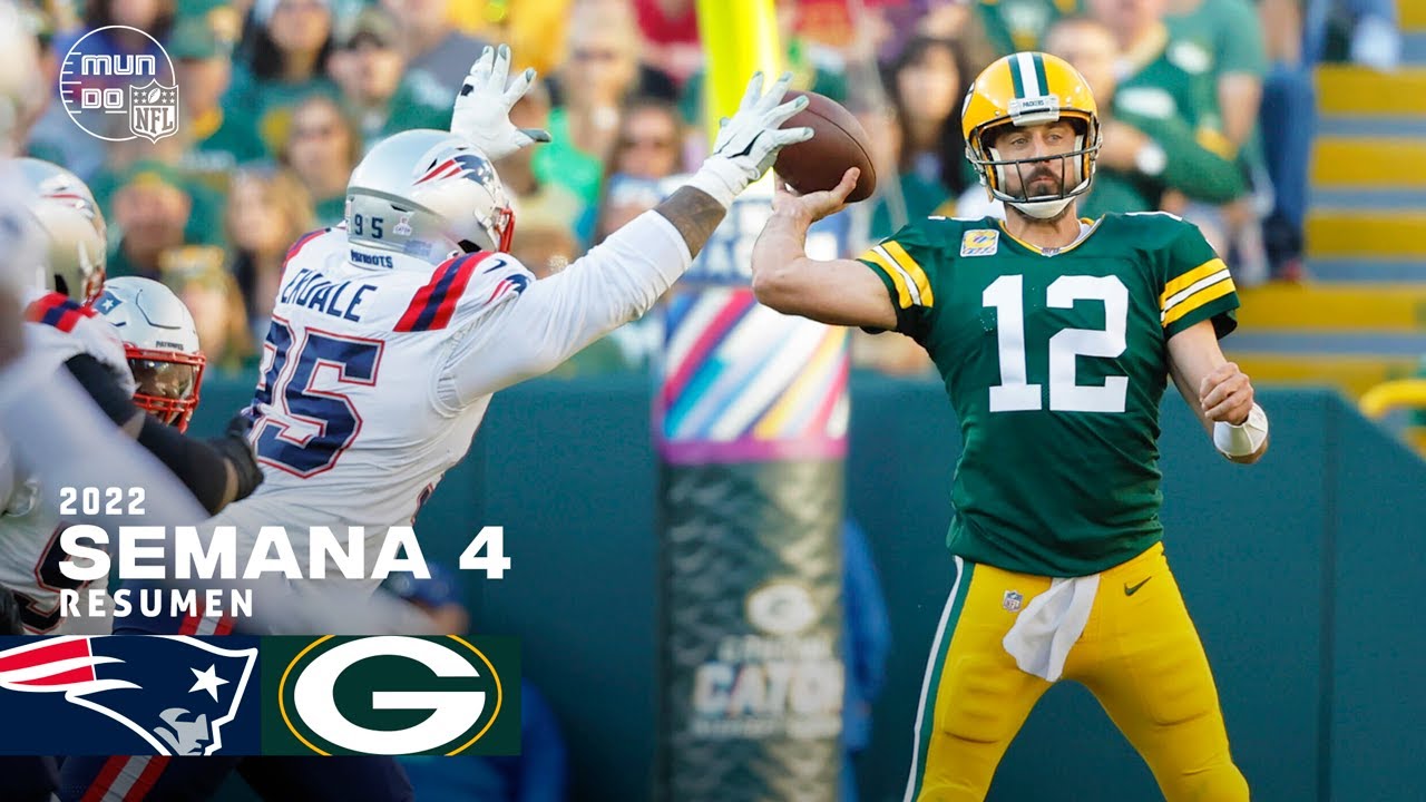 New England PATRIOTS vs. Green Bay PACKERS Semana 4 NFL Resumen