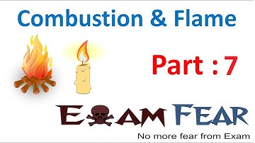Chemistry Combustion & Flame Part 7 (Fire control using water & carbon dioxide) Class 8  VIII