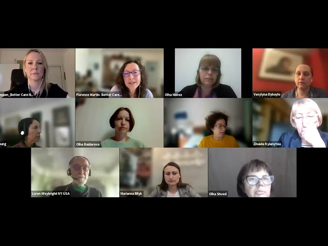 Watch Strengthening the Social Service Workforce as part of the Ukraine Response (English) on YouTube.