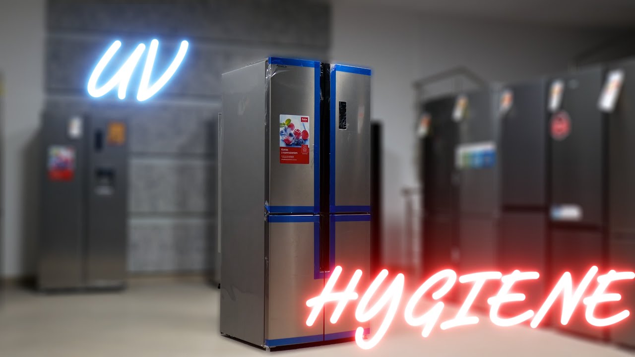 Co to UV Hygiene Technology ? Pod Lupą lodówka  Amica FY5049 6DFX !