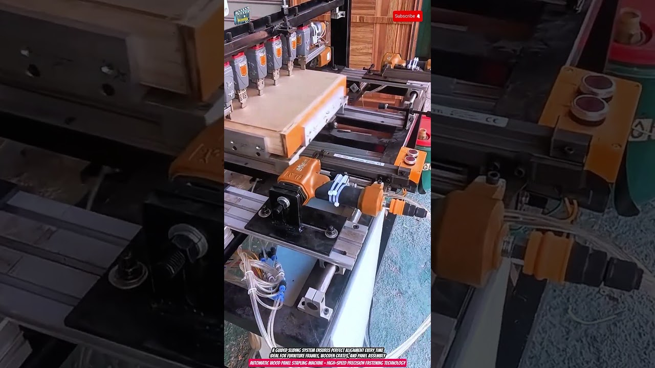 Automatic Wood Panel Stapling Machine – High-Speed Precision Fastening Technology