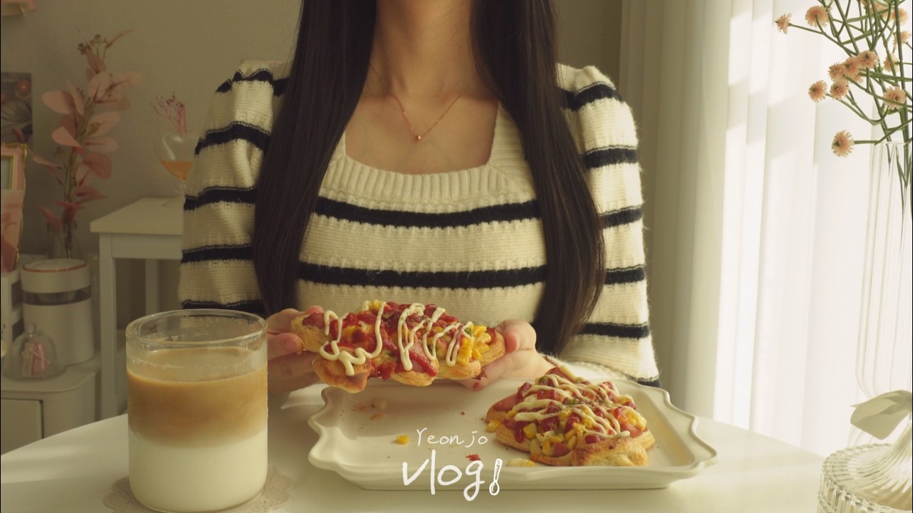 🍕집에서 만드는 피자빵 레시피, 페스츄리 붕어빵 | 집밥 브이로그