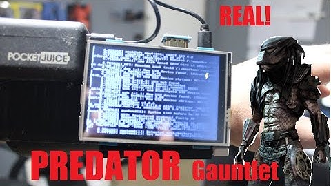 The Predator inspired wrist mounted computer! (using raspberry pi)
