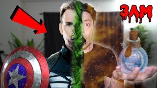 (TURNED INTO THE AVENGERS) ORDERING MARVEL POTION FROM THE DARK WEB AT 3AM!! (IT WORKED)