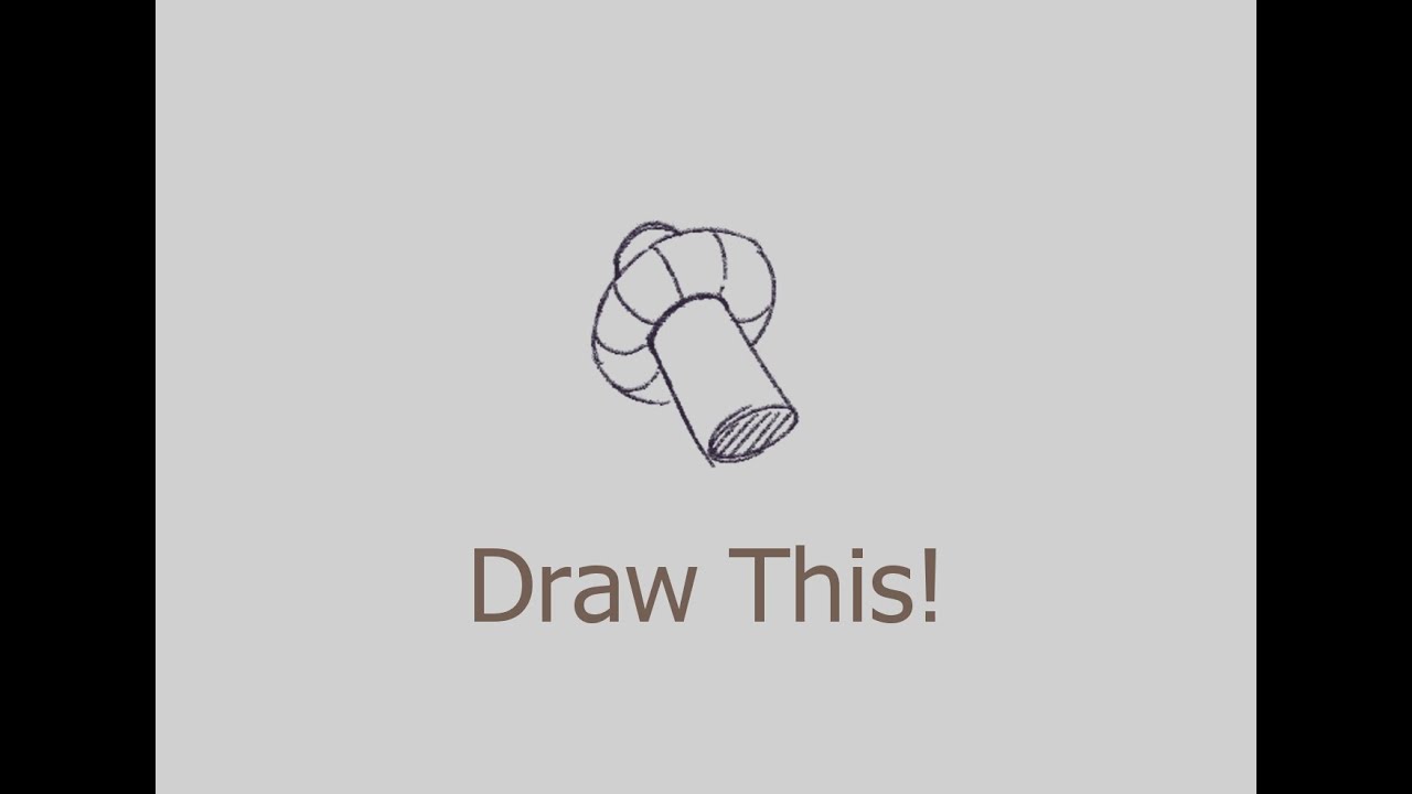 Daily Doodles 54 Donut on Cylinder (Improve your skills) YouTube