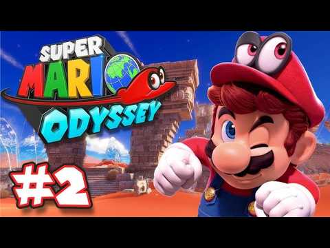 Super Mario Odyssey Sandkingdom Journey To Defeating Bowser Ep 2 On To The Sandkingdom!!!