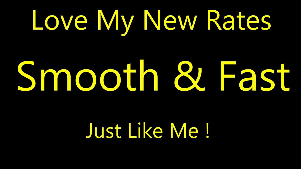 New Rates are Awesome !! - YouTube