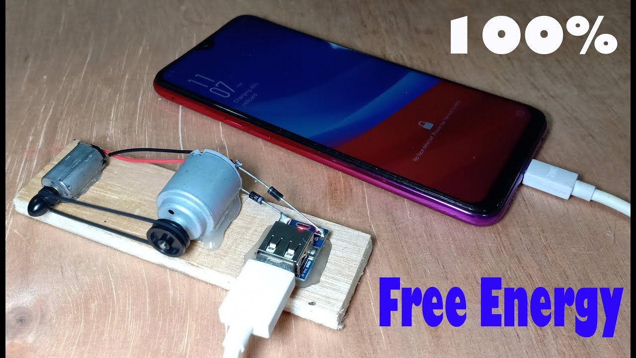 Free Energy Mobile Phone Charger , Good Bye Power Bank - YouTube