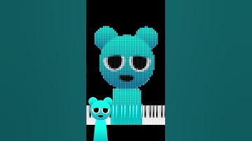 Sprunki Sky Evolution – All 4 Stages in Piano MIDI Art 🎹✨ #piano #animation #sprunki