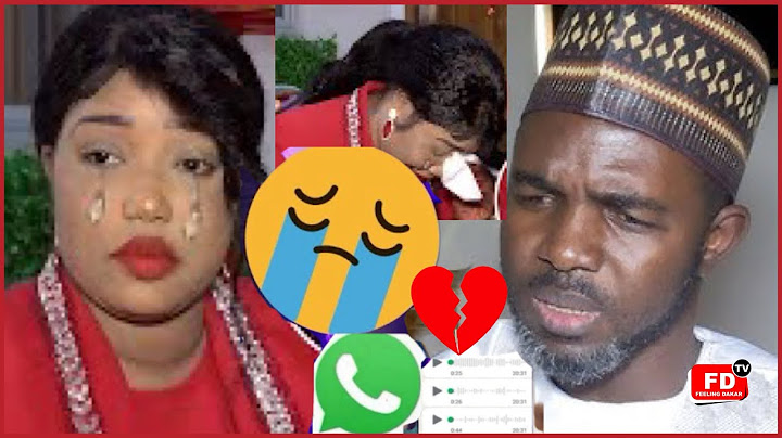 Urgent Audio fuitè de Diadia mari de vipère :Divorce avec son mari? Hooo li khew niawe na…