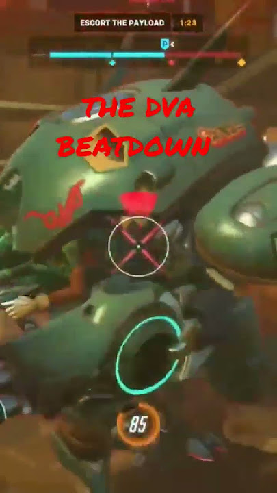 D.va VS Roadhog BEATDOWN 🤣 #shorts