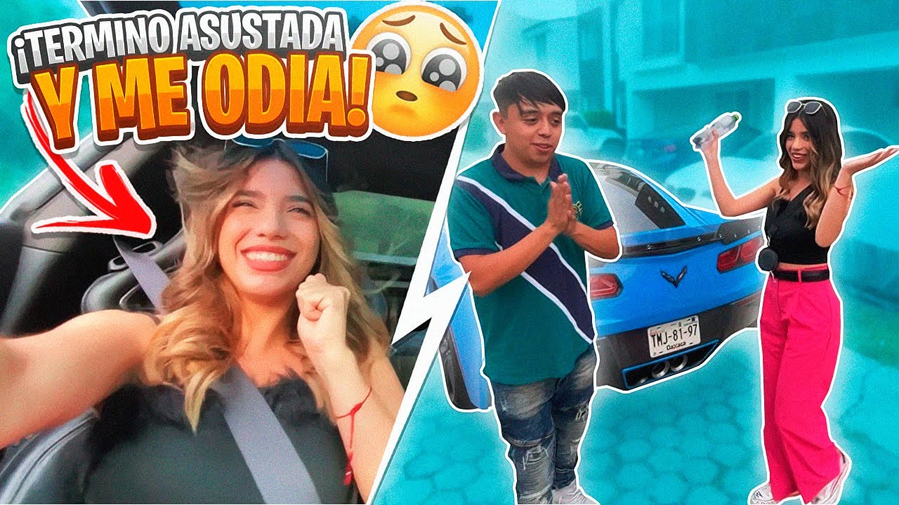 ASUSTÉ A MI MEJOR AMIGA CON MI CORVETTE!! 😂 FT. @sarahiharo.s1785 | GUS LOPEZ7 |