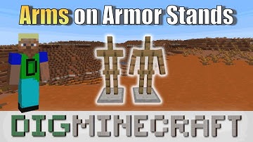 How to add Arms to an Armor Stand in Minecraft Java Edition