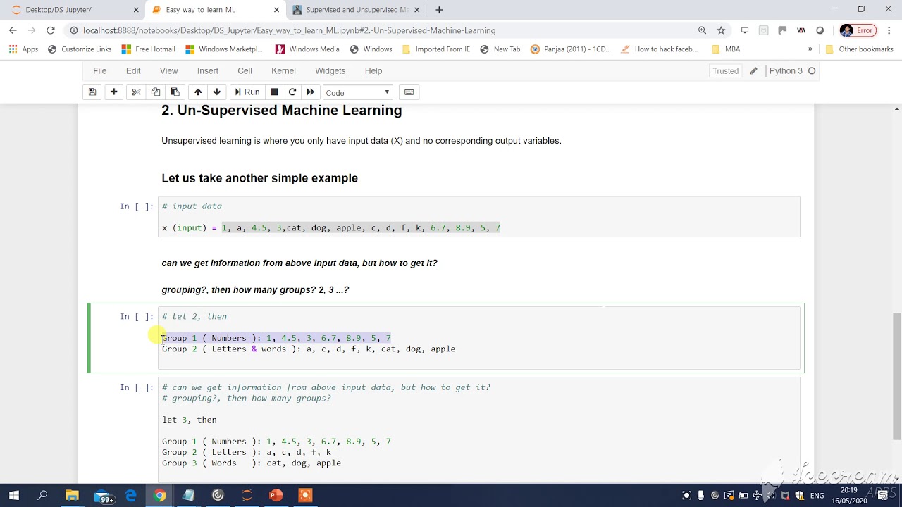 Unsupervised machine Learning models - YouTube