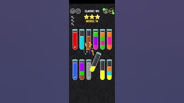 color water sort 3D level 101