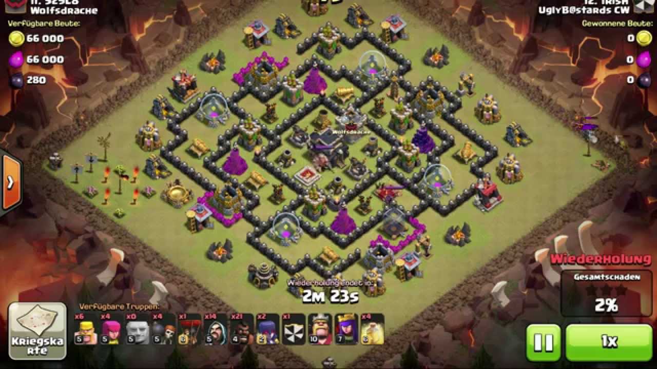 Clash Of Clans Rathaus 10 Angriff