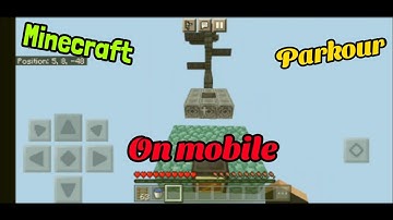 Minecraft parkour but I