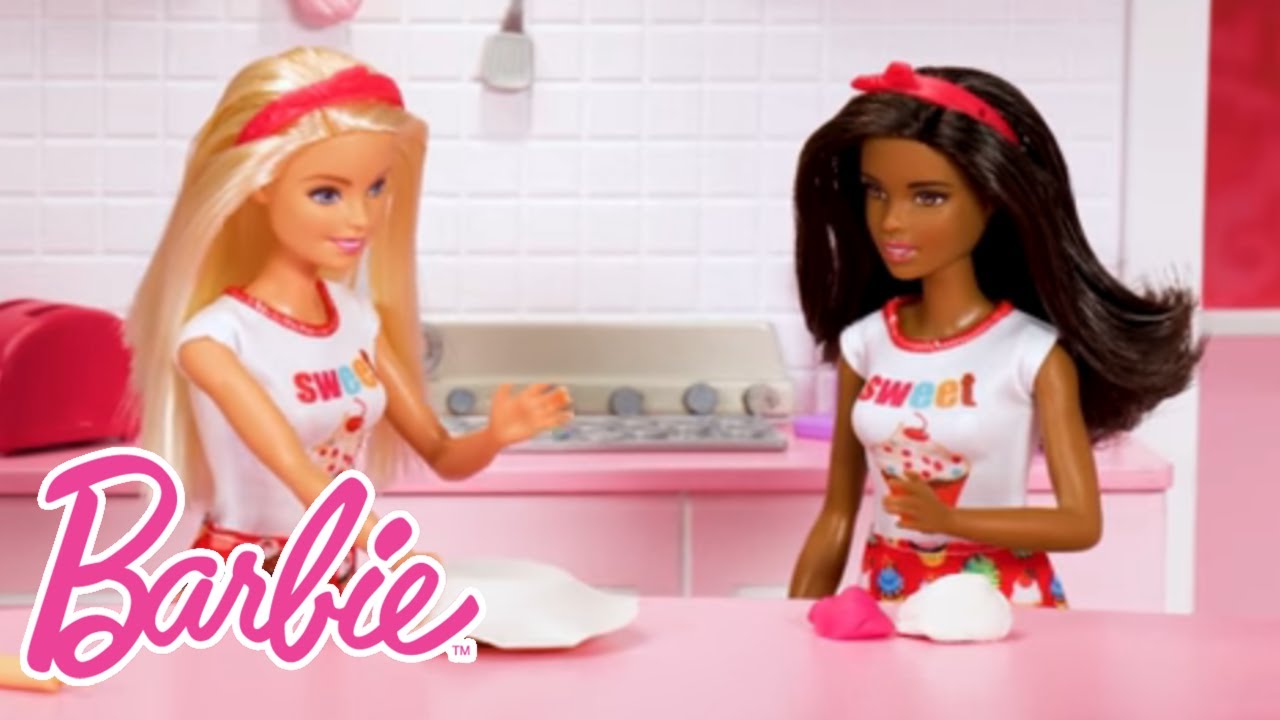 Barbie Makes Spring Cakes Cooking And Baking Barbie YouTube