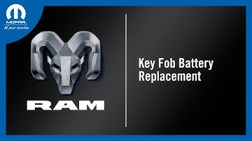 Key Fob Battery Replacement | How To | 2025 Ram 2500-3500