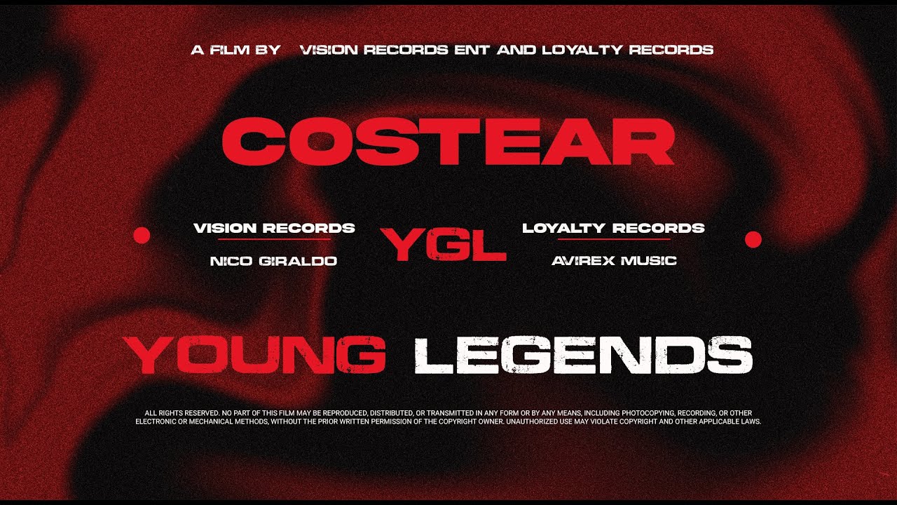 Watch Costear - Avirex Music, Nico Giraldo (Lyric Video) Young Legends EP on YouTube Watch Costear - Avirex Music, Nico Giraldo (Lyric Video) Young Legends EP on YouTube