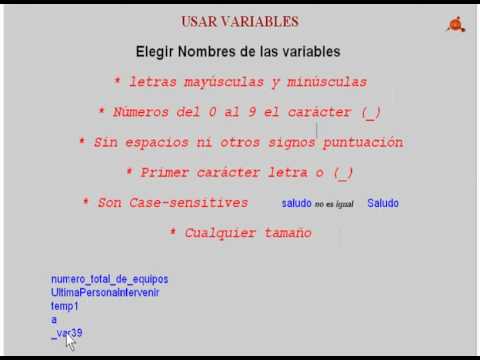 33. Curso XHTML. JavaScript. Uso de Variables.