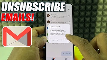 how to unsubscribe emails from gmail in mobile?