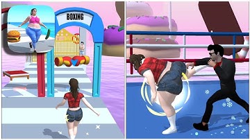 Body Boxing Race 3D q👗👊🥊 All Levels Gameplay Walkthrough Part 1 (Android,iOS)