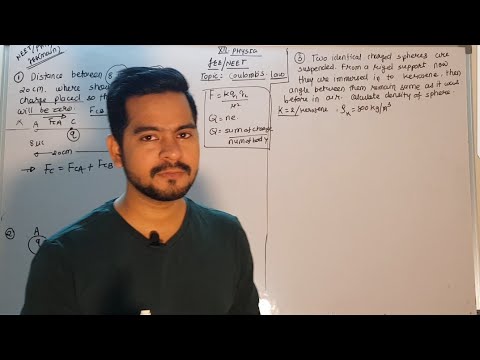 4.Numerical( 2)|coulomb's law |IIT JEE NEET| SACHIN SIR