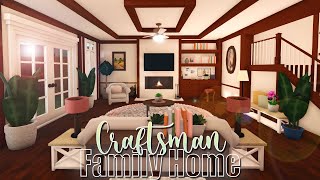 Comfortable Craftsman Family Home | 2- story | Roblox | Bloxburg | House Build