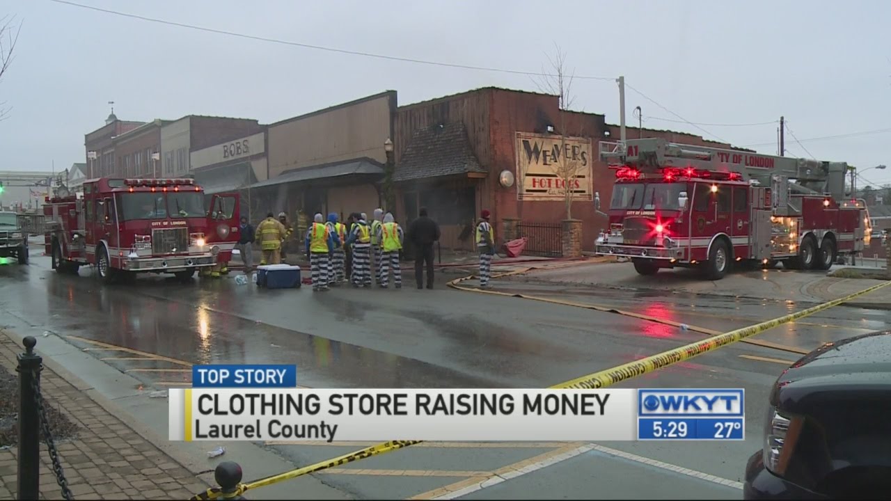 Clothing store raising money for business destroyed in fire