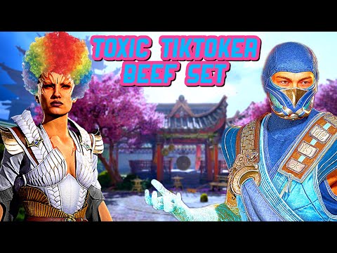 MK1 BEEF SET VS TOXIC TIKTOK PLAYER [MORTAL KOMBAT 1]