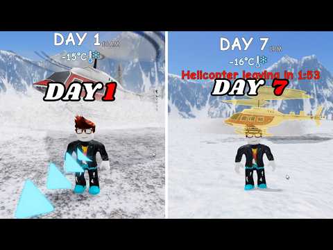survive 7 Days in Arctic - Full Gameplay | Roblox (1-7 Days)