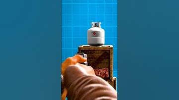 What Happens When You Shoot A Propane Tank_🤔#shorts