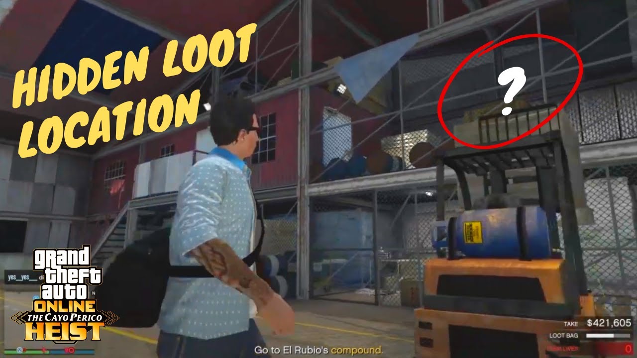 Cayo Perico Secret Hidden Loot on Second Floor Hangar YouTube