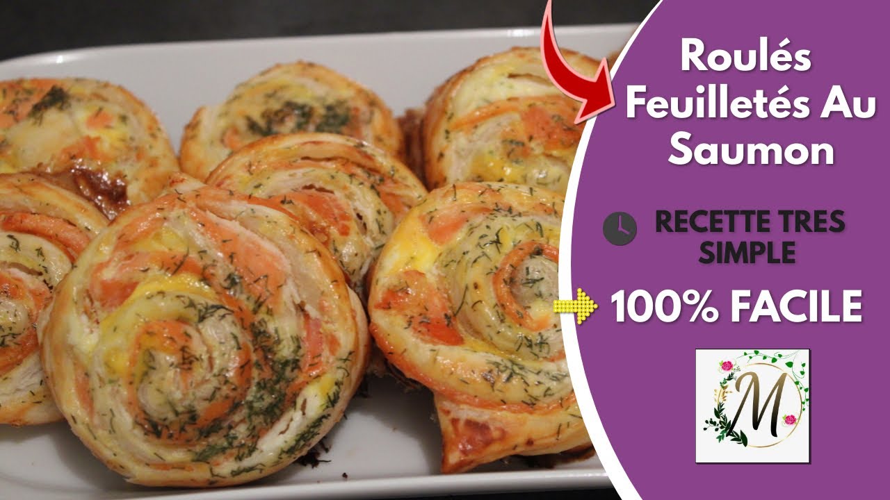 Roulés Feuilletés Au Saumon | Idée Apéritif