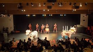 UCSC CSA Lunar New Year Banquet 2018 Leung's White Crane Dragon and Lion Dance pt.1