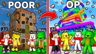 Mikey & JJ with Friends: From POOR SKYSCRAPER to OP  in Minecraft - Maizen