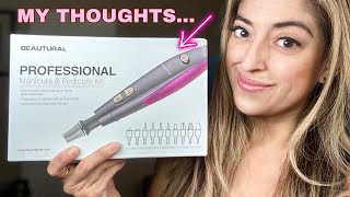 BEAUTURAL Professional Manicure and Pedicure Set Kit, Electric Nail Drill Machine Review