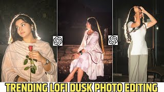 Girls Lofi Dusk Night Light Photo Editing | Amazing Glow Effect Editing Tutorial | Lofi Dusk Trend | screenshot 3